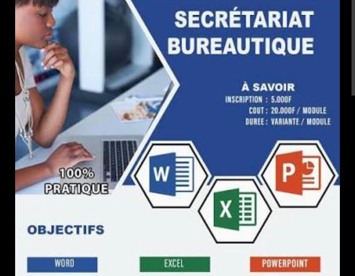 Secrétaire, comptable, Internet