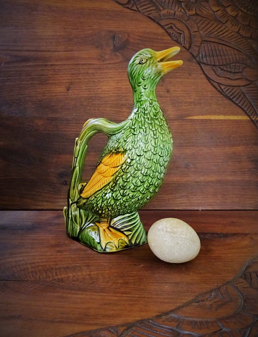 Pichet Canard Barbotine Céramique What's Vincent