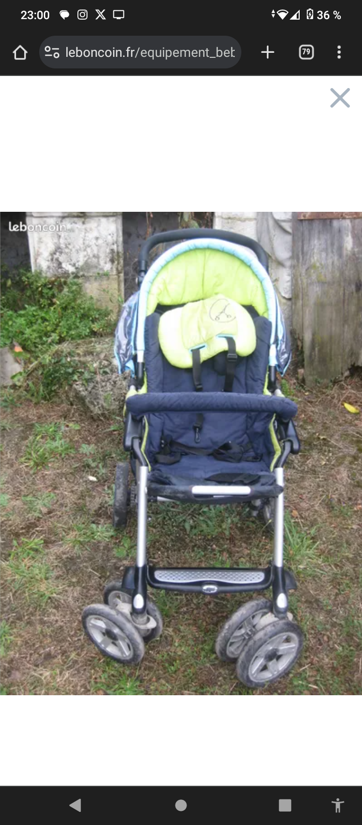 Poussette 3x1