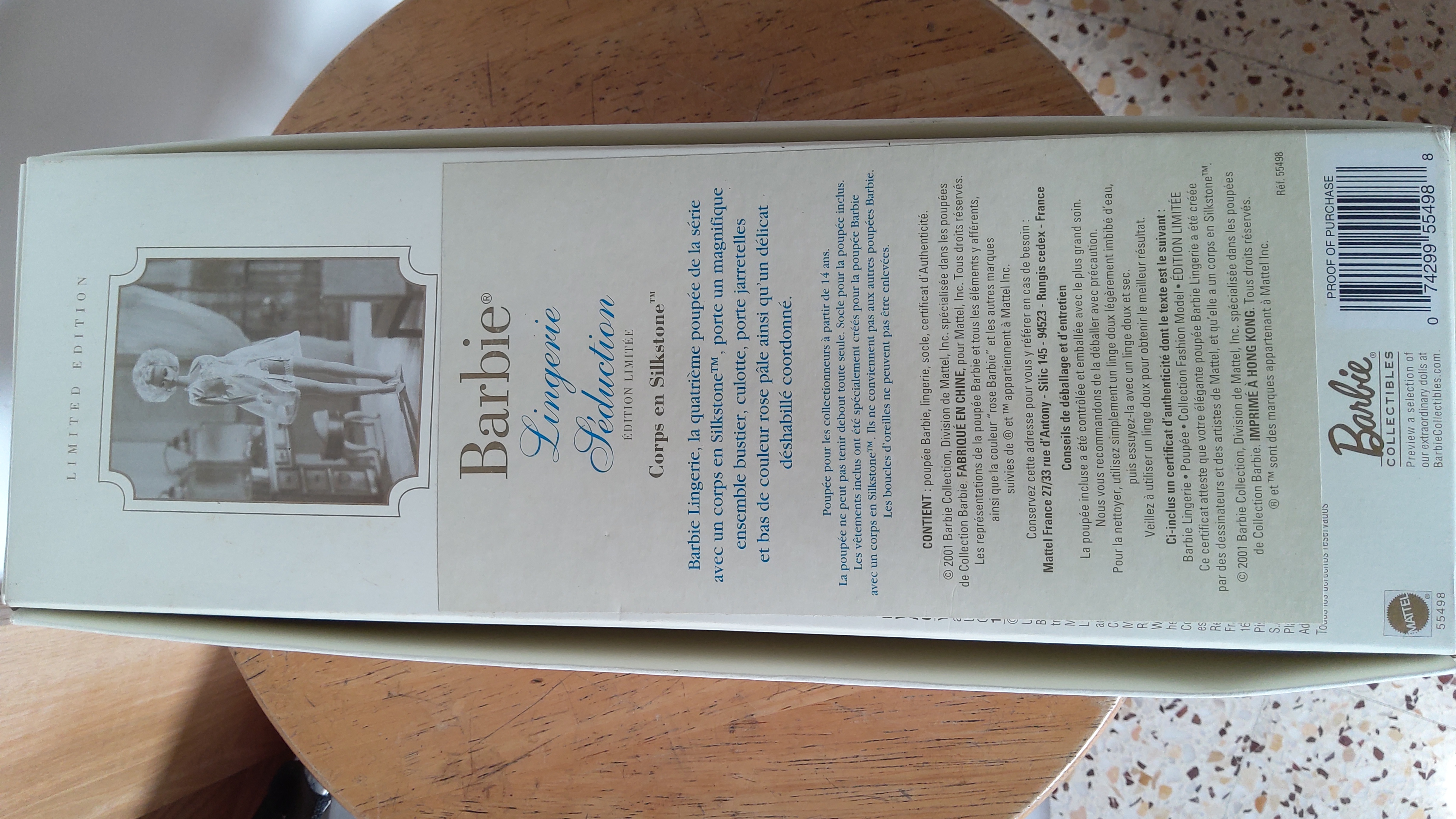 Barbie silkstone modèle lingegie